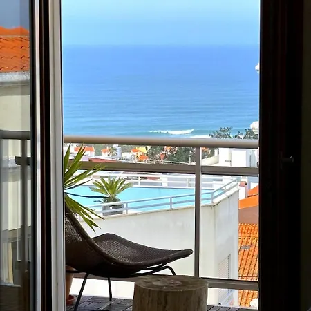 Boutique W Sea View And Private Rooftop Terace Apartamento Nazaré